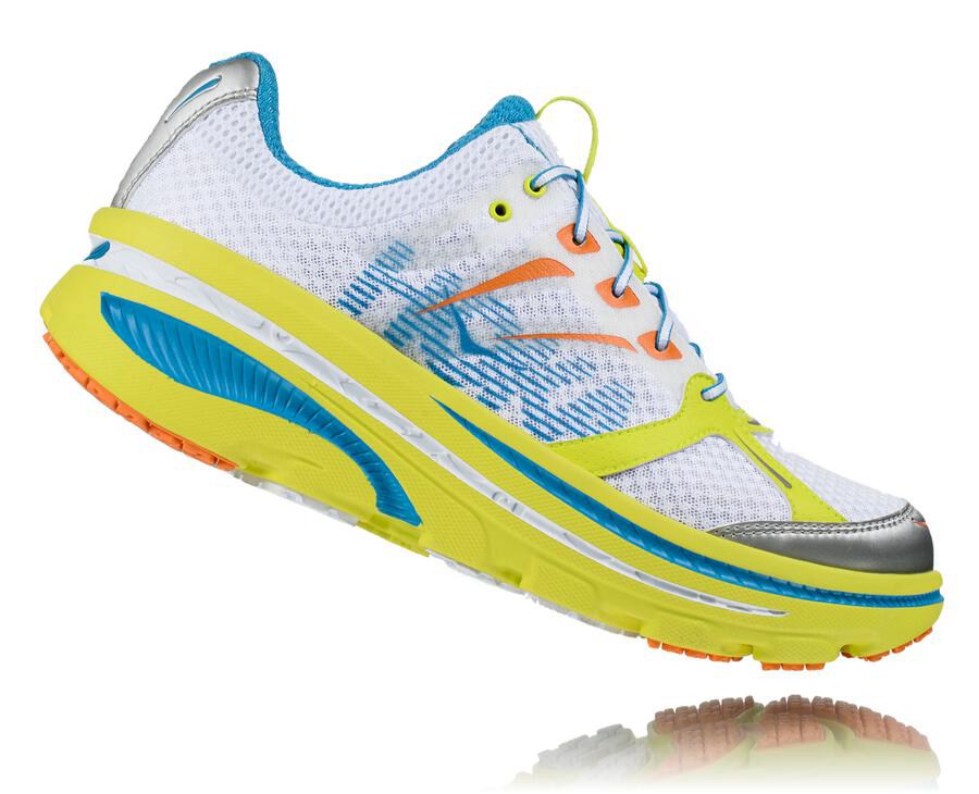 Zapatillas Running Hoka One One Hombre - Bondi B - Blancas - KGU395107